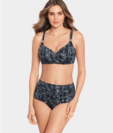 Miraclesuit Dragonstone Surplice Underwire Bikini Top D Dd Cups