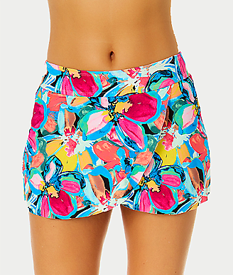 Anne Cole Signature Amalfi Floral Shirred Underwire Bikini Top