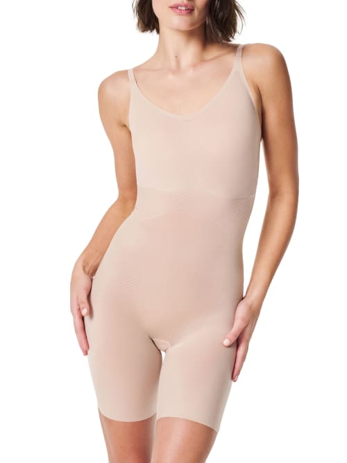 Thinstincts 2.0Closed Bust Mid-Thigh Bodysuit