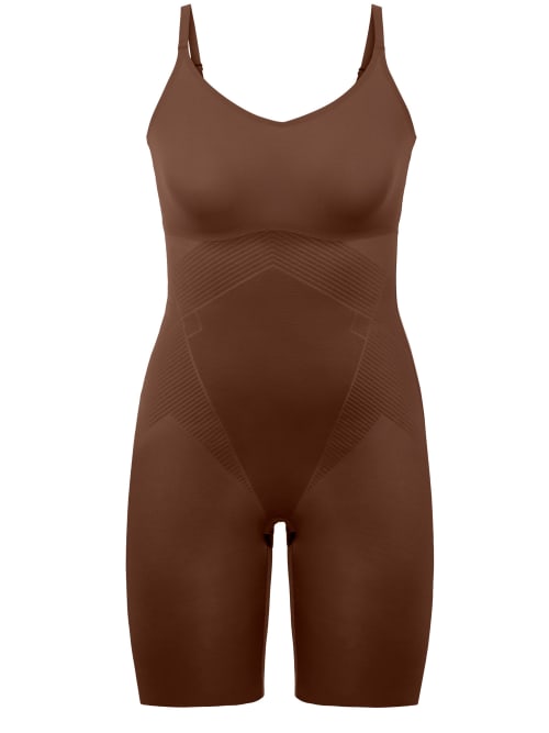 Thinstincts 2.0Closed Bust Mid-Thigh Bodysuit