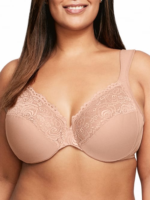 Low Cut WonderWire Lace Bra