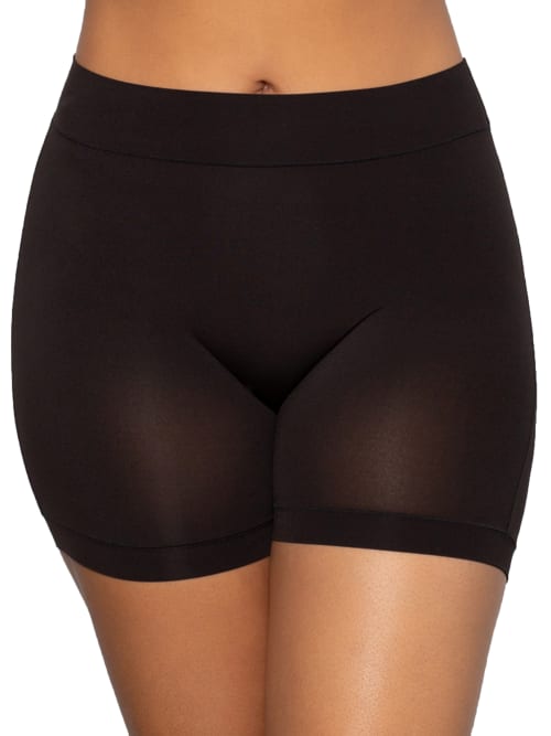 Curvy Couture Anti Chafing Slip Short In Black Hue