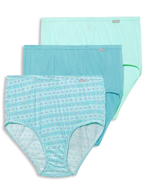 Jockey Plus Size Elance French Cut Brief 3-pack In Cool Terrace