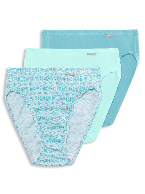 Jockey Plus Size Elance French Cut Brief 3-pack In Cool Terrace