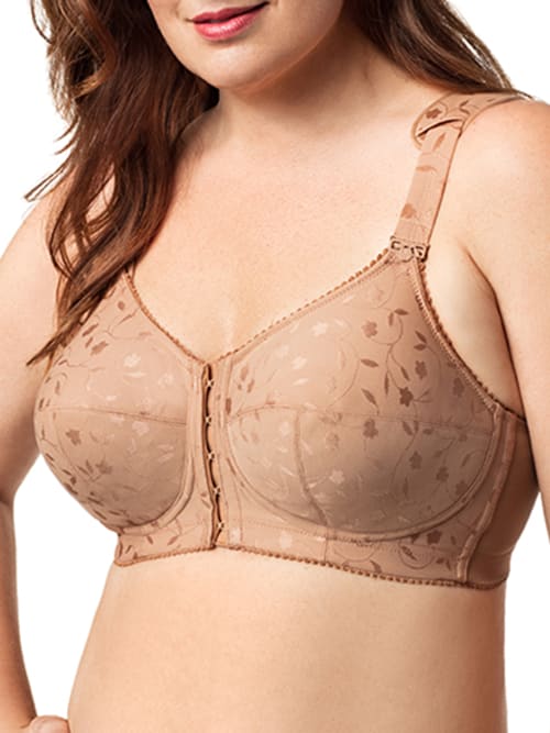 Lexington Jacquard Front-Close Wire-Free Bra