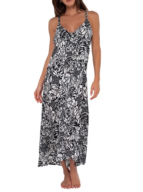 Shop Sunsets Destination Dress Cover-up In Caribbean Seagrass