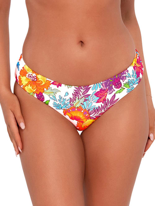 Printed Alana Reversible Hipster Bikini Bottom