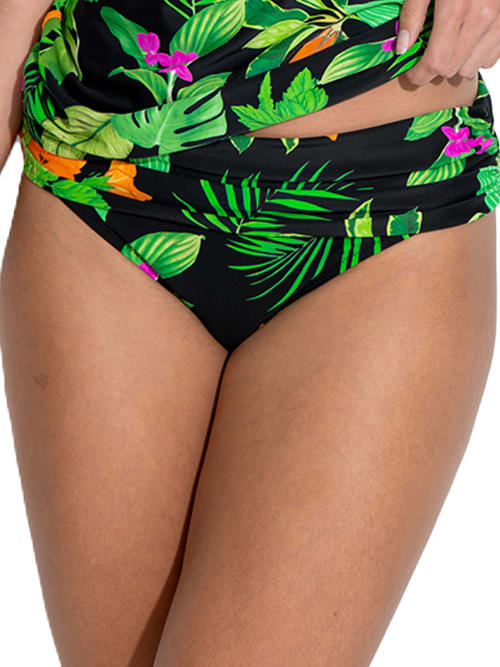 Pour Moi Palermo Fold-over Bikini Bottom In Tropical