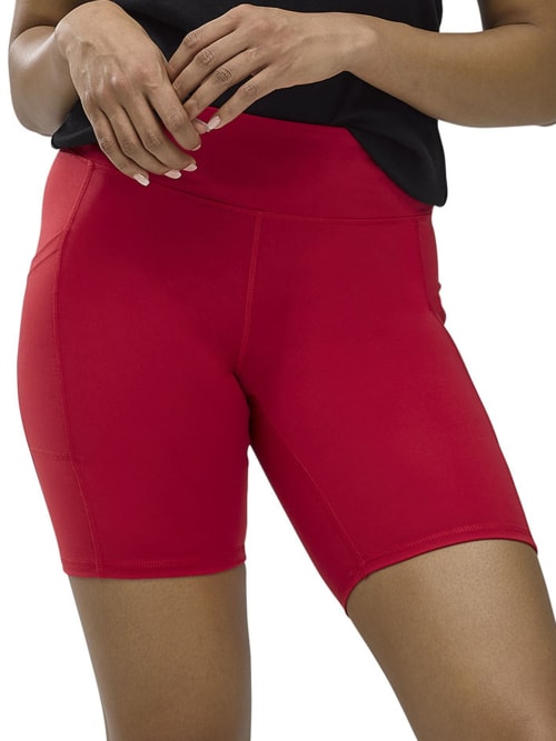 Hue Active Pep Talking Bike Shorts In Pulse Red