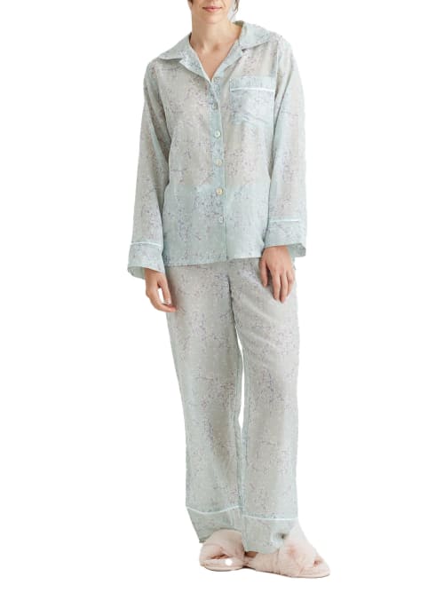 Cheri Blossom Woven Pajama Set