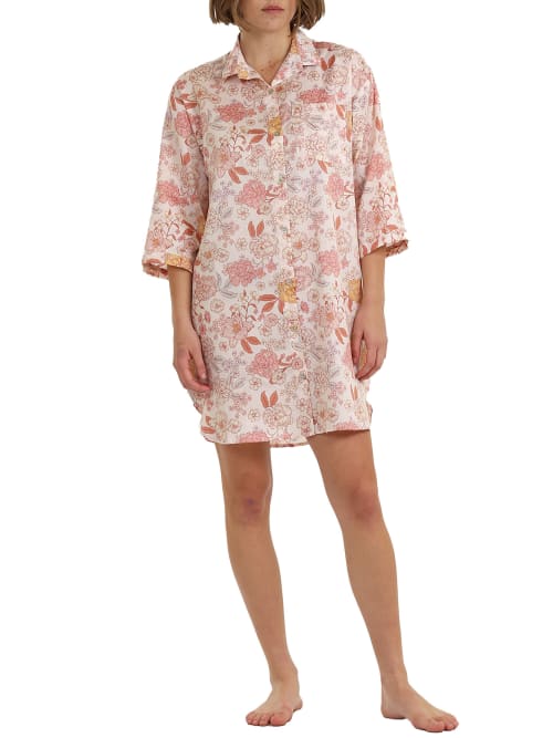 Karolina Cozy Woven Sleep Shirt