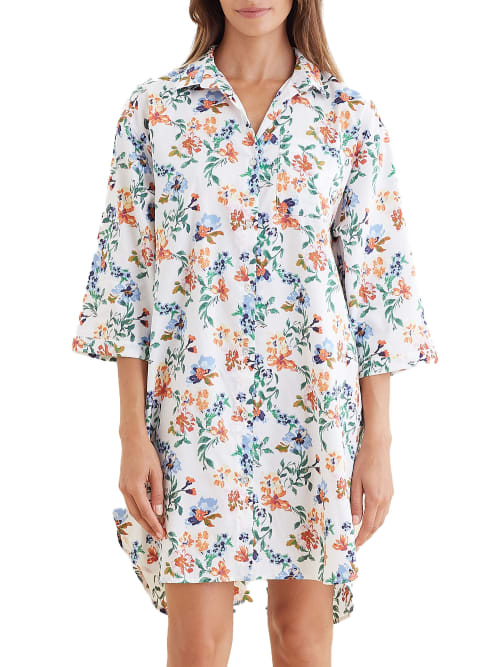 Harper Cotton Sateen Sleep Shirt