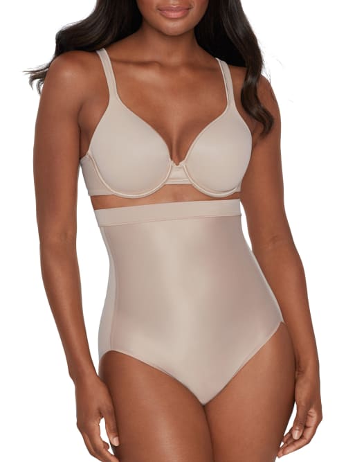 Miraclesuit Core Contour Extra Firm Control High-waist Brief In Stucco