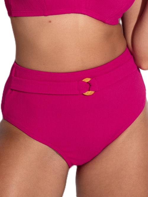 Pour Moi Cali High-waist Control Bikini Bottom In Pink