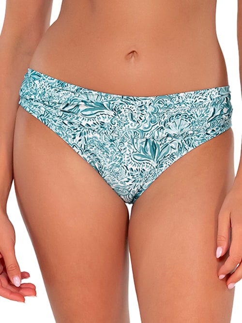 Shop Sunsets Printed Unforgettable Bikini Bottom In By The Sea