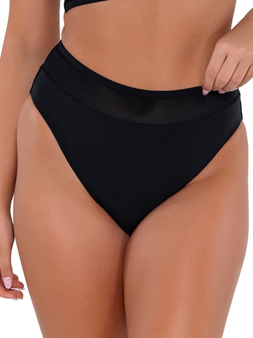 Annie High-Waist Bikini Bottom