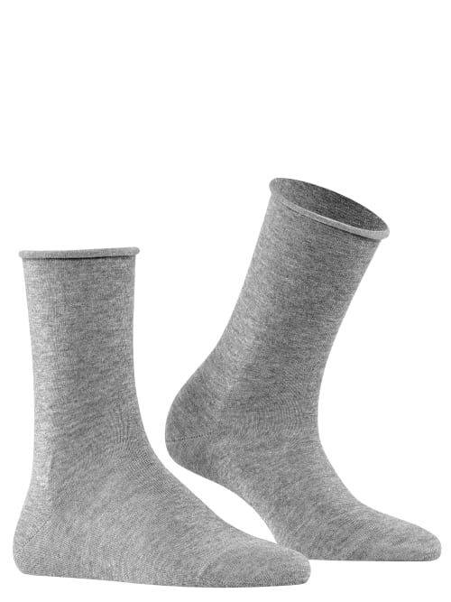 Shop Falke Active Breeze Crew Socks In Light Grey Melange