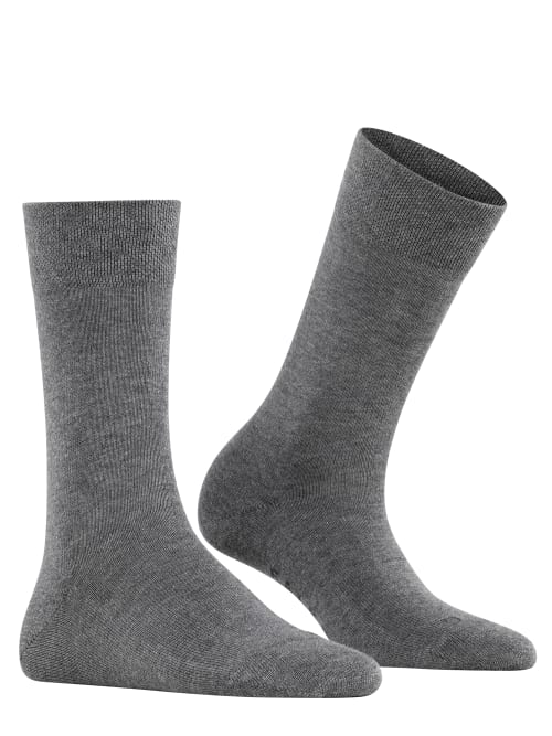 Falke Functional Basic Crew Socks In Grey Mix