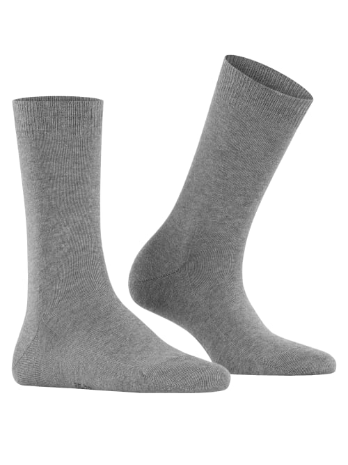 Falke Functional Basic Crew Socks In Grey Melange