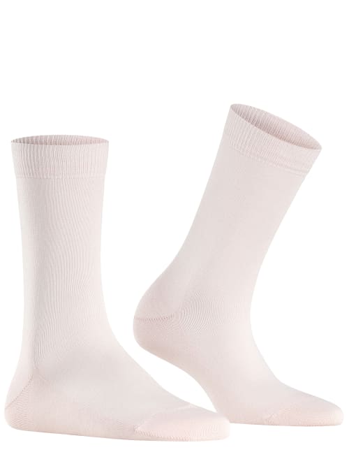 Falke Functional Basic Crew Socks In Light Pink