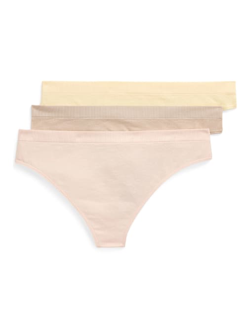 Monogram Mesh Thong 3-Pack