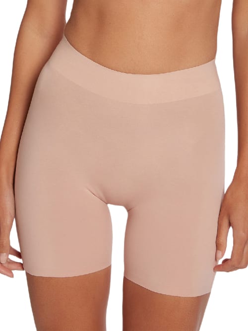 Shop Wolford Cotton Contour Control Short In Rose