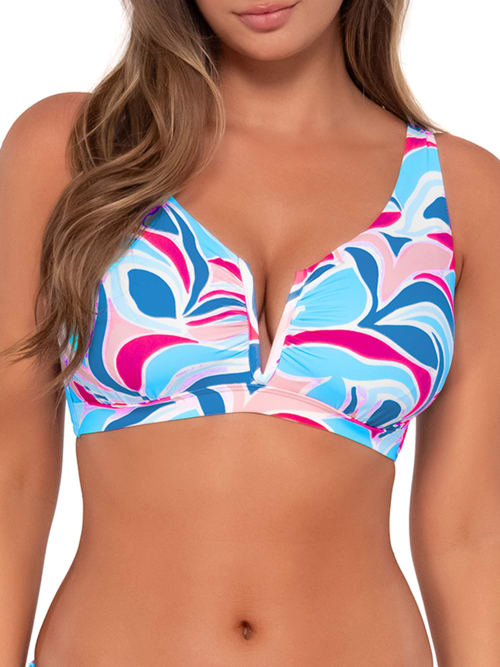 Printed Vienna V-Wire Bikini Top