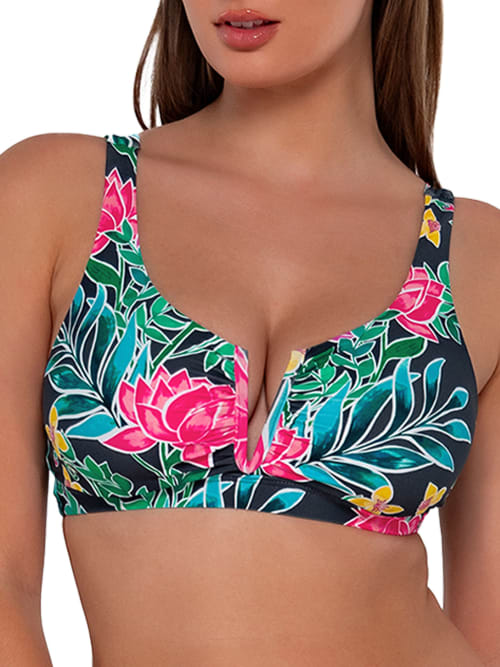 Printed Vienna V-Wire Bikini Top