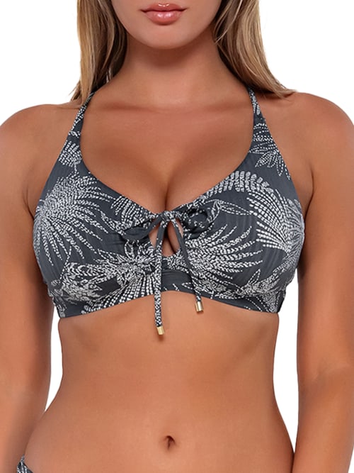 Printed Kauai Underwire Bralette Bikini Top