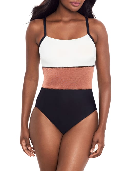 Miraclesuit Spectra Trifecta Underwire One-piece In Bronze
