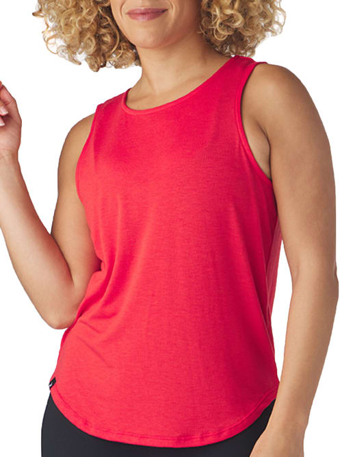 Glyder Evolve Cut-out Tank In Cherry