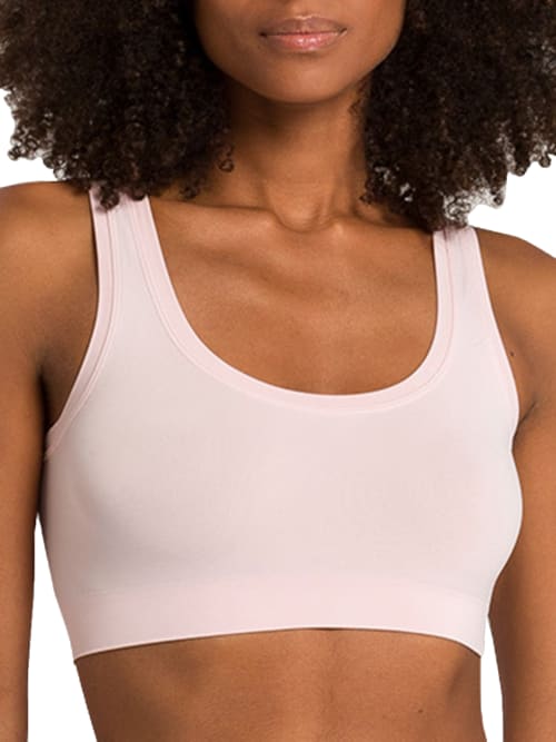 Hanro Touch Feeling Scoop-neck Stretch-jersey Bra In Lotus