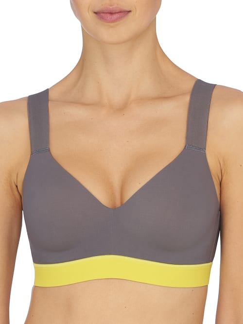 Natori Dynamic Anywhere High Impact Underwire Sports Bra In Anchor,chartreuse