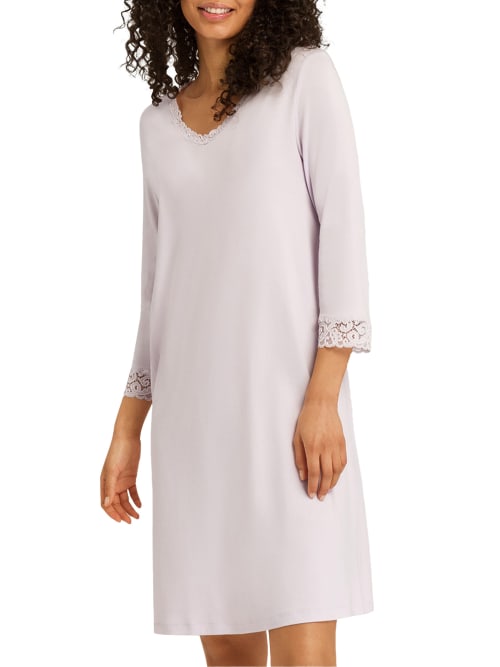 HANRO MOMENTS COTTON KNIT GOWN