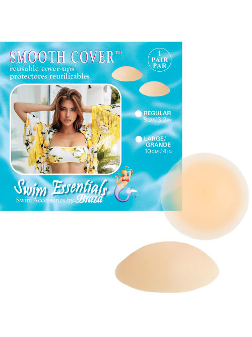 Braza Bra Smooth Cover Swim Concealers In Beige