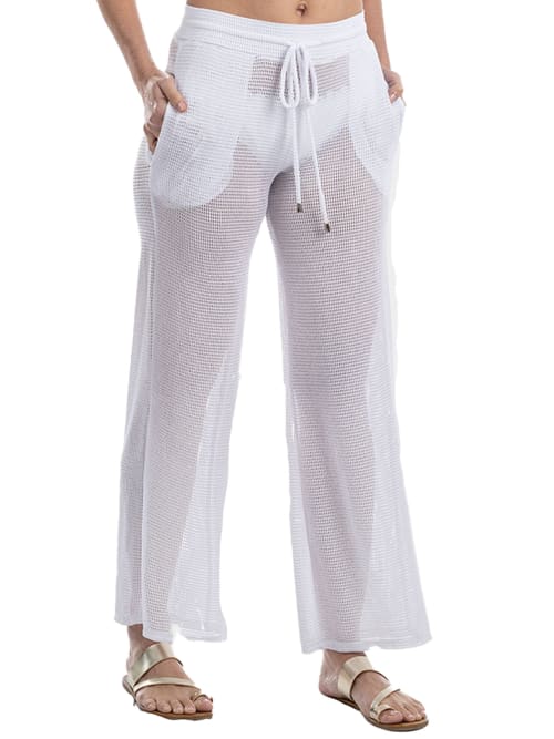 Shop Dotti Cover-up Pants In White