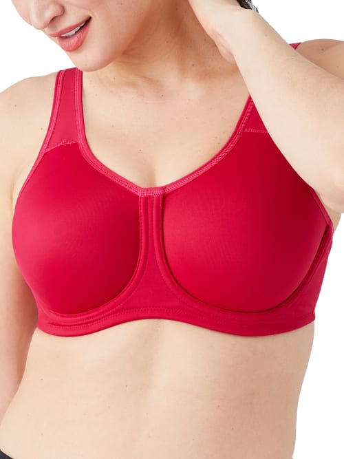Click to view more detailed imagery on our partner's website Wacoal Simone Underwire Sports Bra In Persian Red