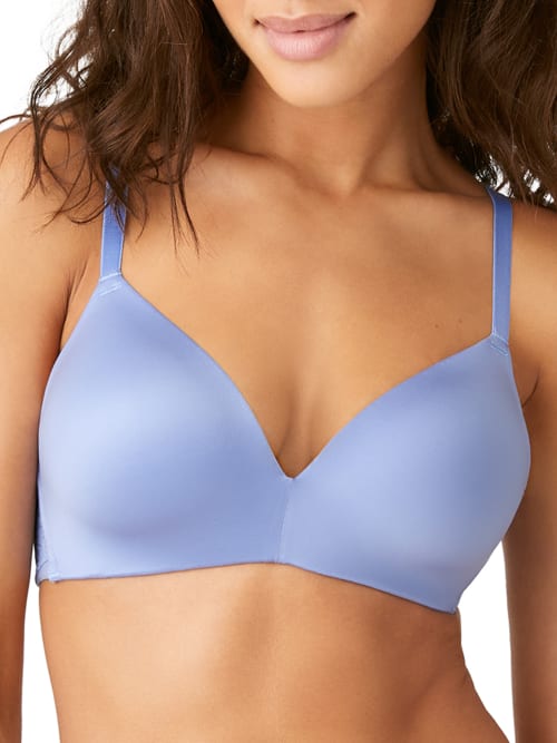 B.tempt'd By Wacoal Future Foundations Wire-free Lace T-shirt Bra In Purple Impression