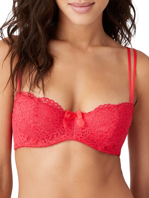 B.tempt'd By Wacoal Ciao Bella Underwire Balconette Bra In Watermelon