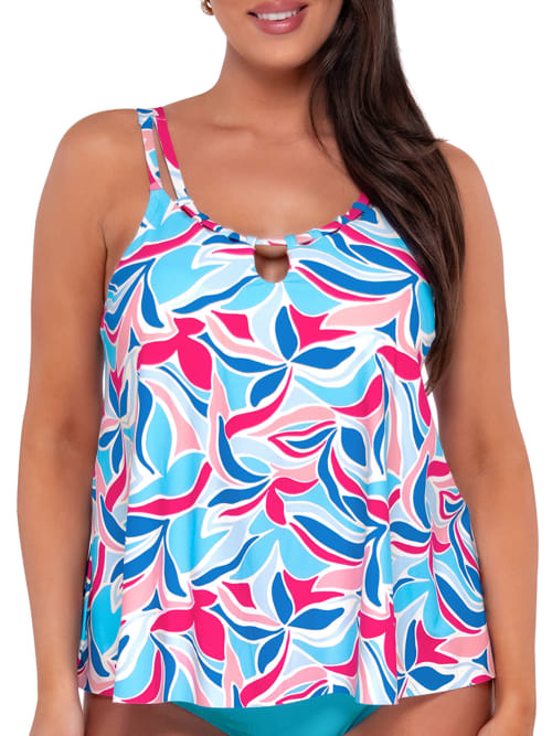 Sadie High-Neck Tankini Top