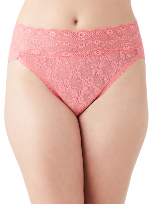 B.tempt'd By Wacoal Lace Kiss Hi-cut Brief In Tea Rose