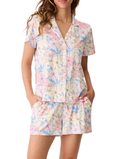 Garden Dream Knit Short Pajama Set