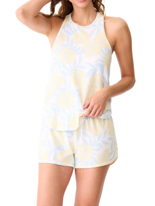 Sunshine Fields Knit Shorts Pajama Set