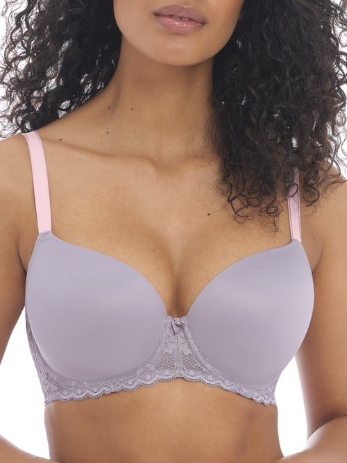 Freya Offbeat Plunge T-shirt Bra In Mineral Grey