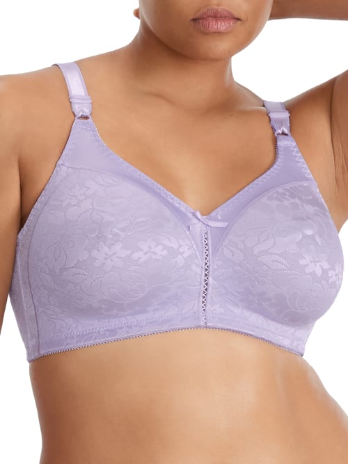 Bali Double Support Wire-free Bra In Misty Lilac