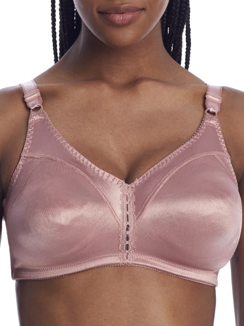 Bali Double Support Wire-free Bra In Misted Rose
