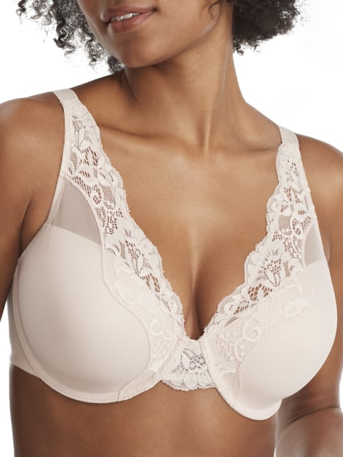 Bali One Smooth U Light Lift Lace Bra In Sandshell