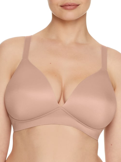 Shop Bali Comfort Revolution Soft Touch Perfect Wire-free Bra In Evening Blush