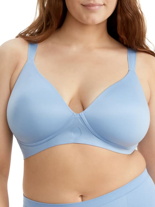 Bali Comfort Revolution Ultimate Wire-free Support T-shirt Bra In Blue Sky  Ahead
