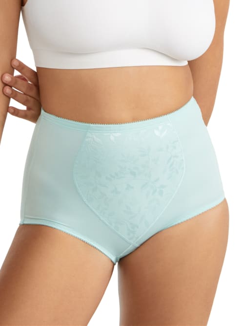 Bali Tummy Panel Firm Control Brief 2-pack In Spearmint Jacquard